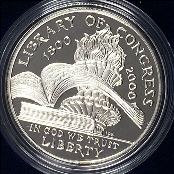 2000 Library of Congress Silver $1
