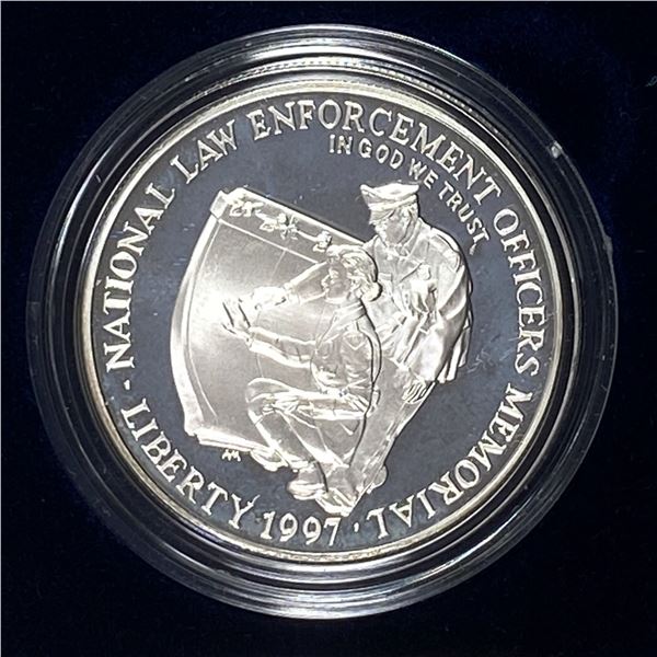 1997 National Law Enforcement Officers Silver $1