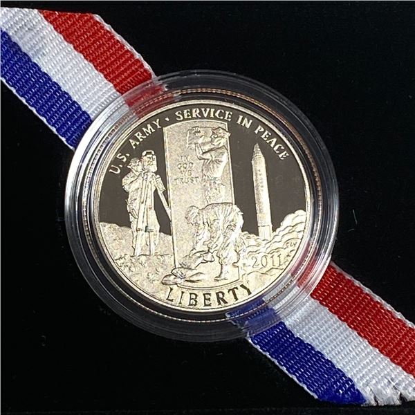 2011 U.S. Army Proof Clad Silver Half Dollar