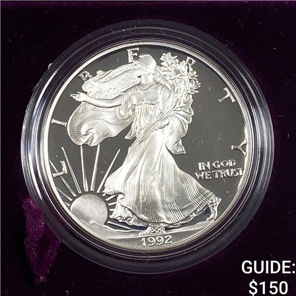 1992-S $1 American Silver Eagle Proof