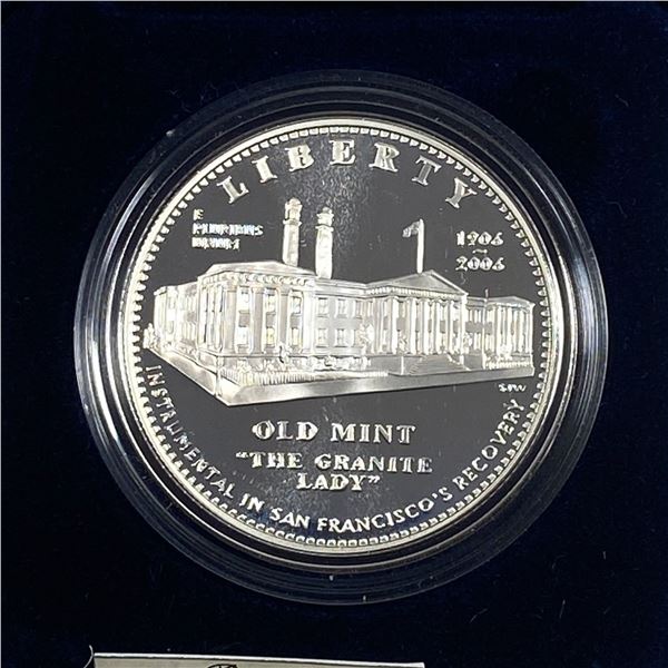 2006 San Fran. Old Mint Comm. Coin $1 Silver Proof