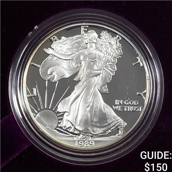 1989-S $1 American Silver Eagle Proof