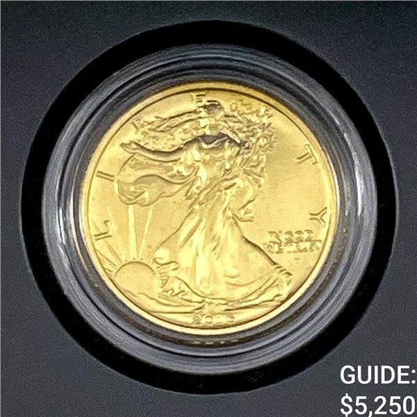 2016-W .50oz Gold Walking Liberty Half Dollar