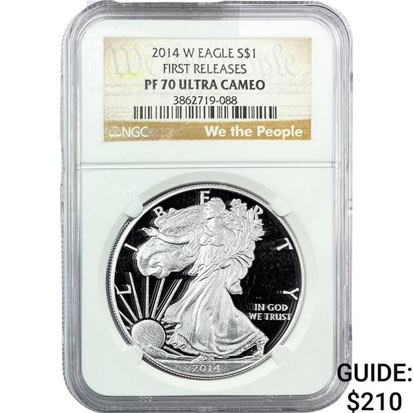 2014-W Silver Eagle NGC PF70 Ultra Cameo