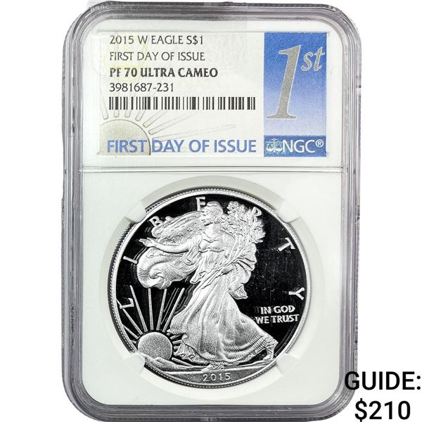 2015-W Silver Eagle NGC PF70 Ultra Cameo