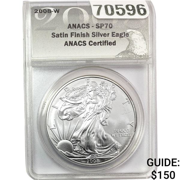 2008-W Silver Eagle ANACS SP70