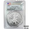 Image 1 : 2021 Silver Eagle PCGS MS70 Type 1