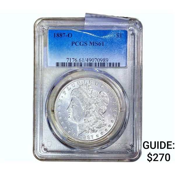 1887-O Morgan Silver Dollar PCGS MS61