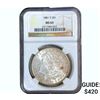 Image 1 : 1881-S Morgan Silver Dollar NGC MS65