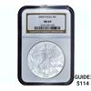 Image 1 : 2000 Silver Eagle NGC MS69