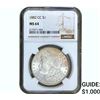 Image 1 : 1882-CC Morgan Silver Dollar NGC MS64