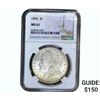 Image 1 : 1896 Morgan Silver Dollar NGC MS61