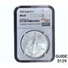 Image 1 : 2024 Silver Eagle NGC MS69