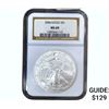 Image 1 : 2004 Silver Eagle NGC MS69