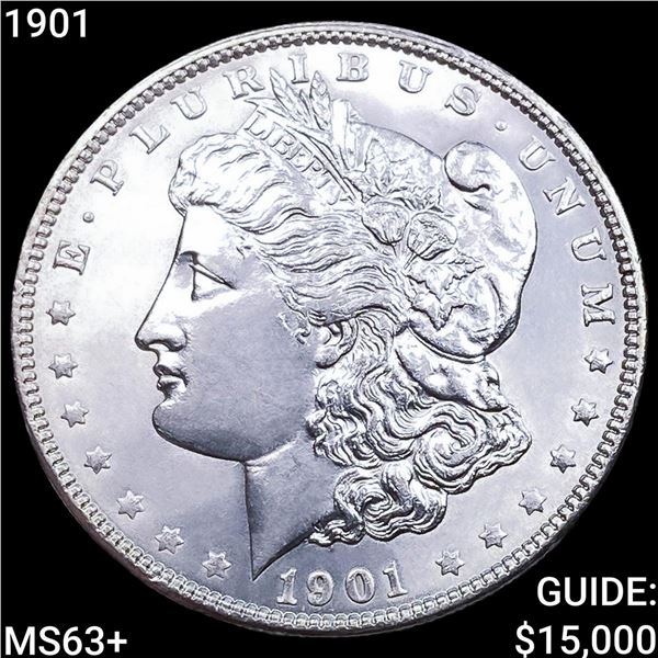 1901 Morgan Silver Dollar CHOICE BU+