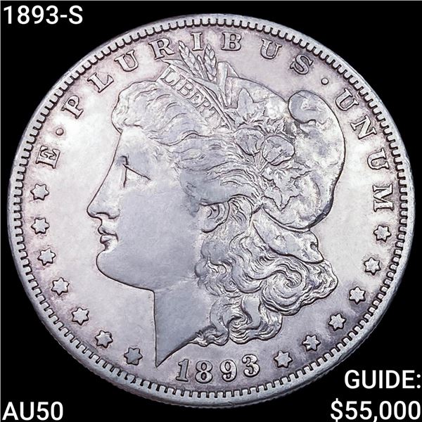 1893-S Morgan Silver Dollar CLOSELY UNCIRCULATED