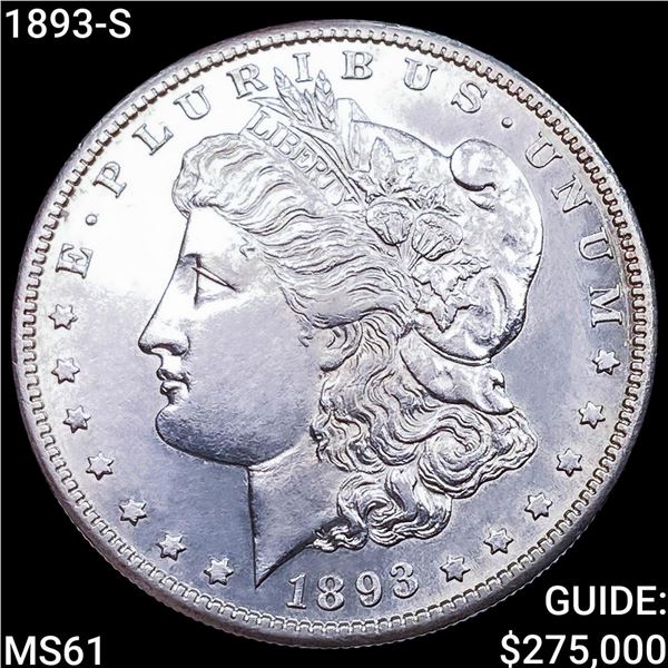 1893-S Morgan Silver Dollar UNCIRCULATED