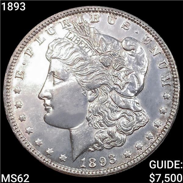 1893 Morgan Silver Dollar UNCIRCULATED