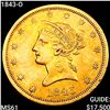 Image 1 : 1843-O $10 Gold Eagle UNCIRCULATED
