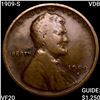 Image 1 : 1909-S VDB Wheat Cent LIGHTLY CIRCULATED