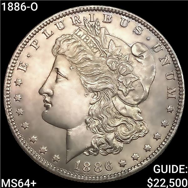 1886-O Morgan Silver Dollar CHOICE BU+