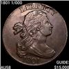 Image 1 : 1801 1/000 Draped Bust Large Cent CHOICE AU