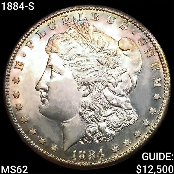 1884-S Morgan Silver Dollar UNCIRCULATED