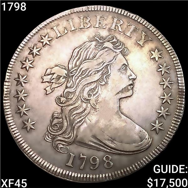 1798 Draped Bust Dollar NEARLY UNCIRCULATED
