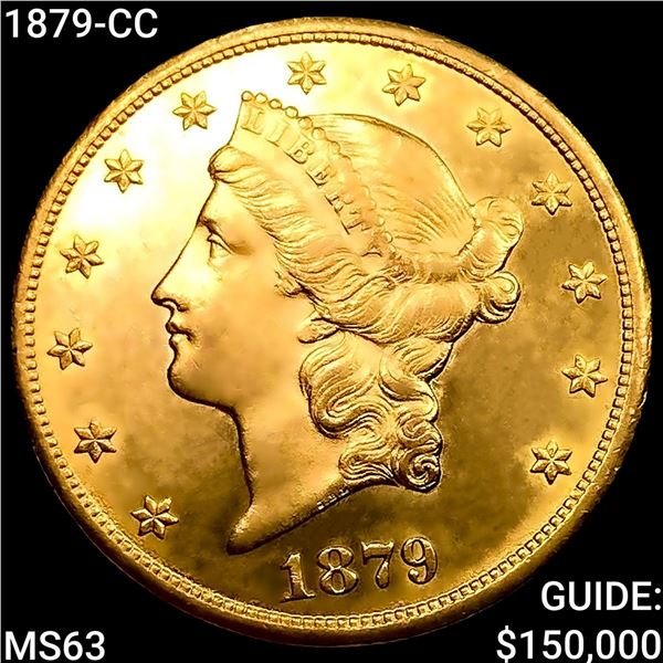 1879-CC $20 Gold Double Eagle CHOICE BU