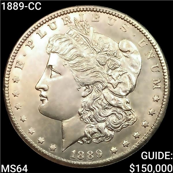 1889-CC Morgan Silver Dollar CHOICE BU