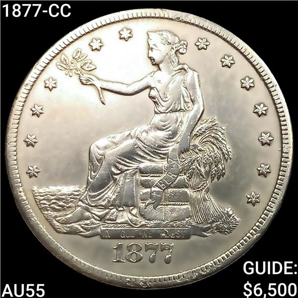 1877-CC Silver Trade Dollar HIGH GRADE