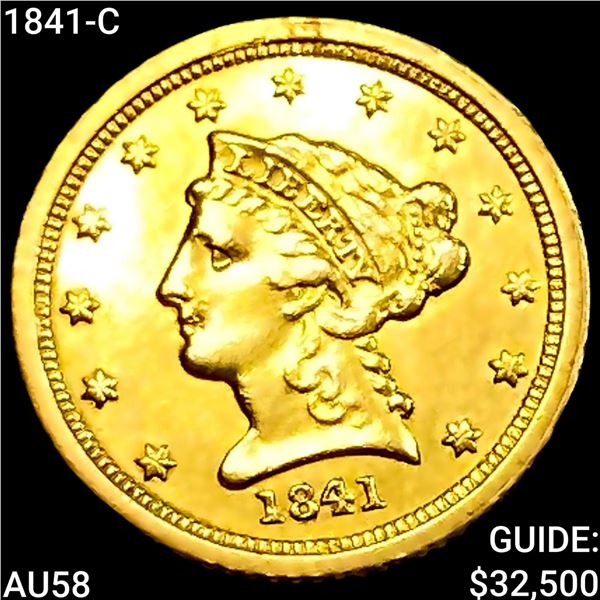 1841-C $2.50 Gold Quarter Eagle CHOICE AU