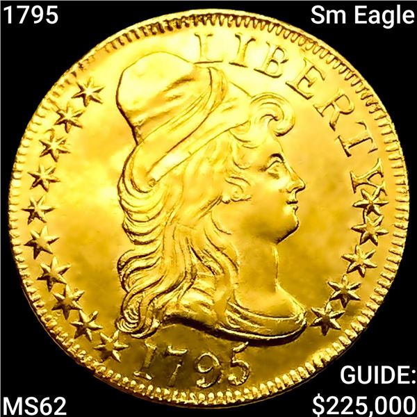 1795 Sm Eagle $5 Gold Half Eagle UNCIRCULATED