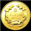 Image 2 : 1874 $3 Gold Piece CHOICE AU