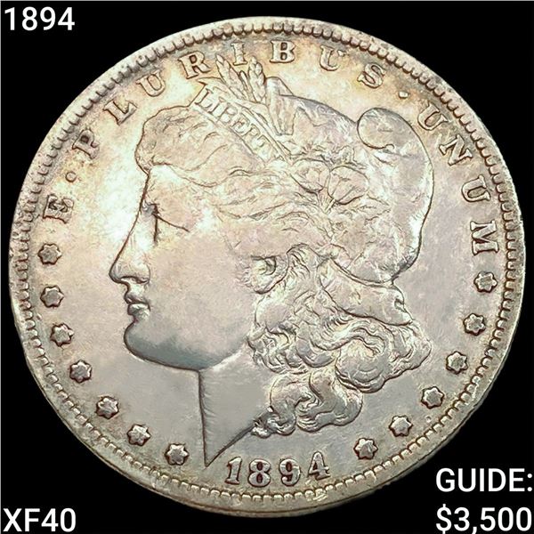 1894 Morgan Silver Dollar NEARLY UNCIRCULATED