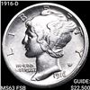 Image 1 : 1916-D Mercury Dime CHOICE BU FSB