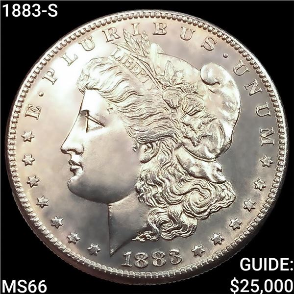 1883-S Morgan Silver Dollar GEM BU