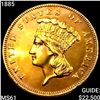 Image 1 : 1885 $3 Gold Piece UNCIRCULATED