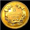 Image 2 : 1885 $3 Gold Piece UNCIRCULATED
