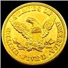 Image 2 : 1845 $5 Gold Half Eagle UNCIRCULATED