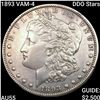 Image 1 : 1893 VAM-4 DDO Stars Morgan Silver Dollar HIGHGRADE