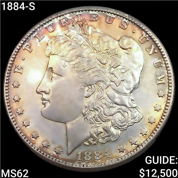 1884-S Morgan Silver Dollar UNCIRCULATED