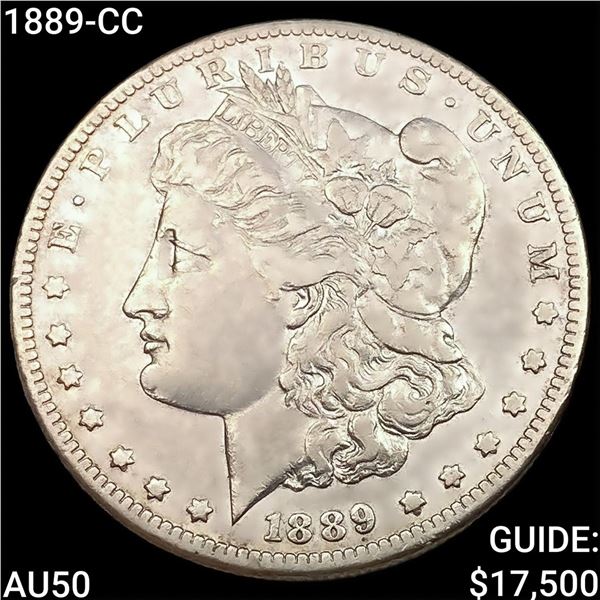 1889-CC Morgan Silver Dollar CLOSELY UNCIRCULATED