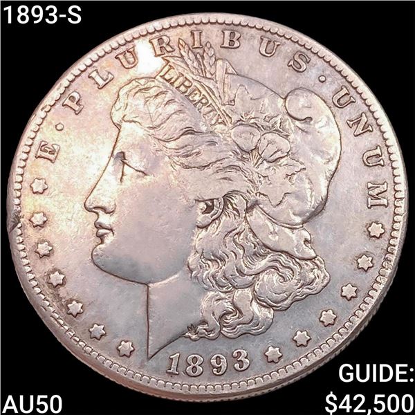 1893-S Morgan Silver Dollar CLOSELY UNCIRCULATED