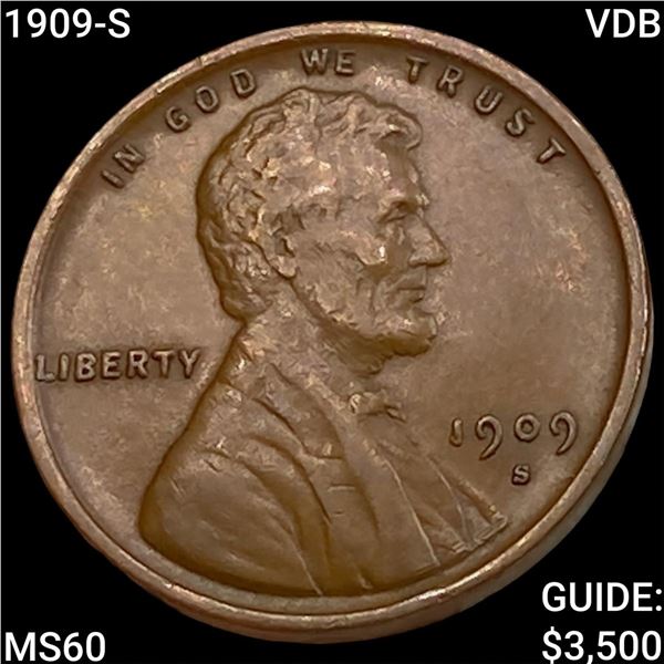 1909-S VDB Wheat Cent UNCIRCULATED
