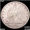 Image 1 : 1841 Seated Liberty Half Dollar CHOICE BU