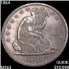 Image 1 : 1864 Seated Liberty Half Dollar CHOICE BU