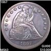 Image 1 : 1867 Seated Liberty Dollar CHOICE BU