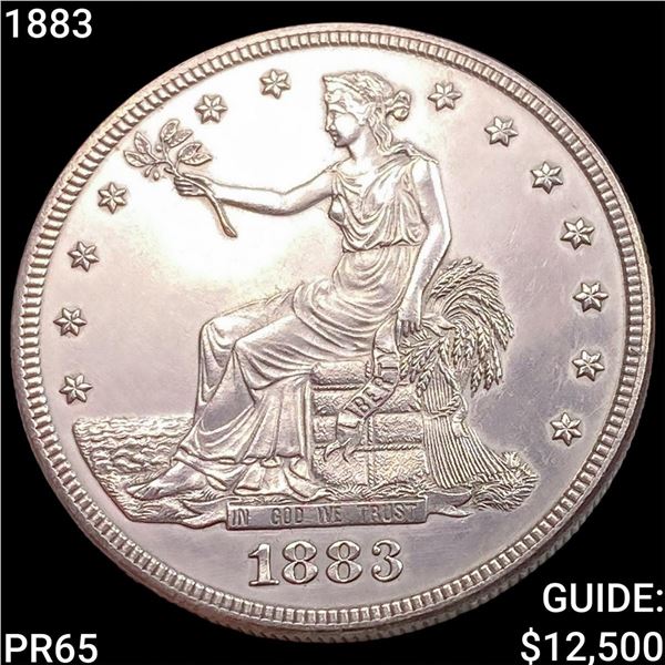 1883 Silver Trade Dollar GEM PROOF