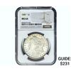 Image 1 : 1887 Morgan Silver Dollar NGC MS64